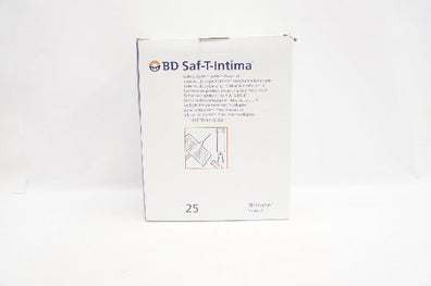 BD 383313 Saf-T-Intima Safety System with Y Adapter 25Ga 0.75inch - Box of 25